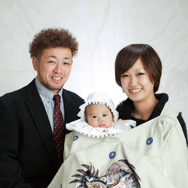 お宮参り 百日記念は写真館スタジオエースで