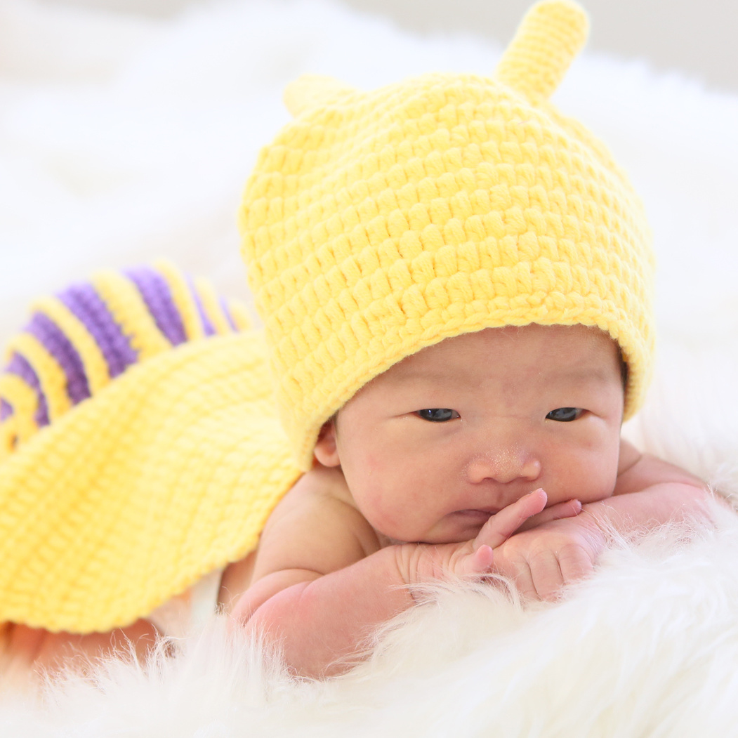 ニューボーンでのスタジオ撮影