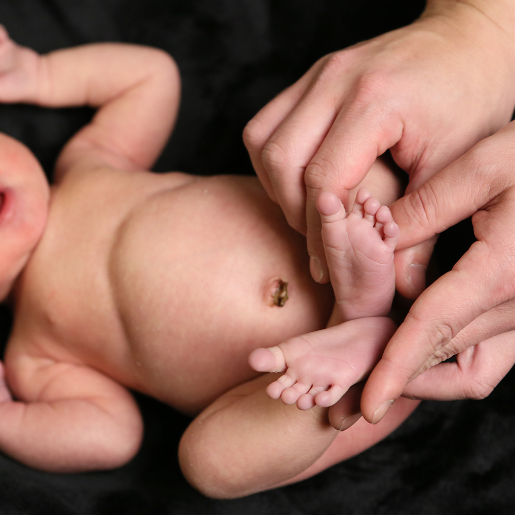 ニューボーンでのスタジオ撮影