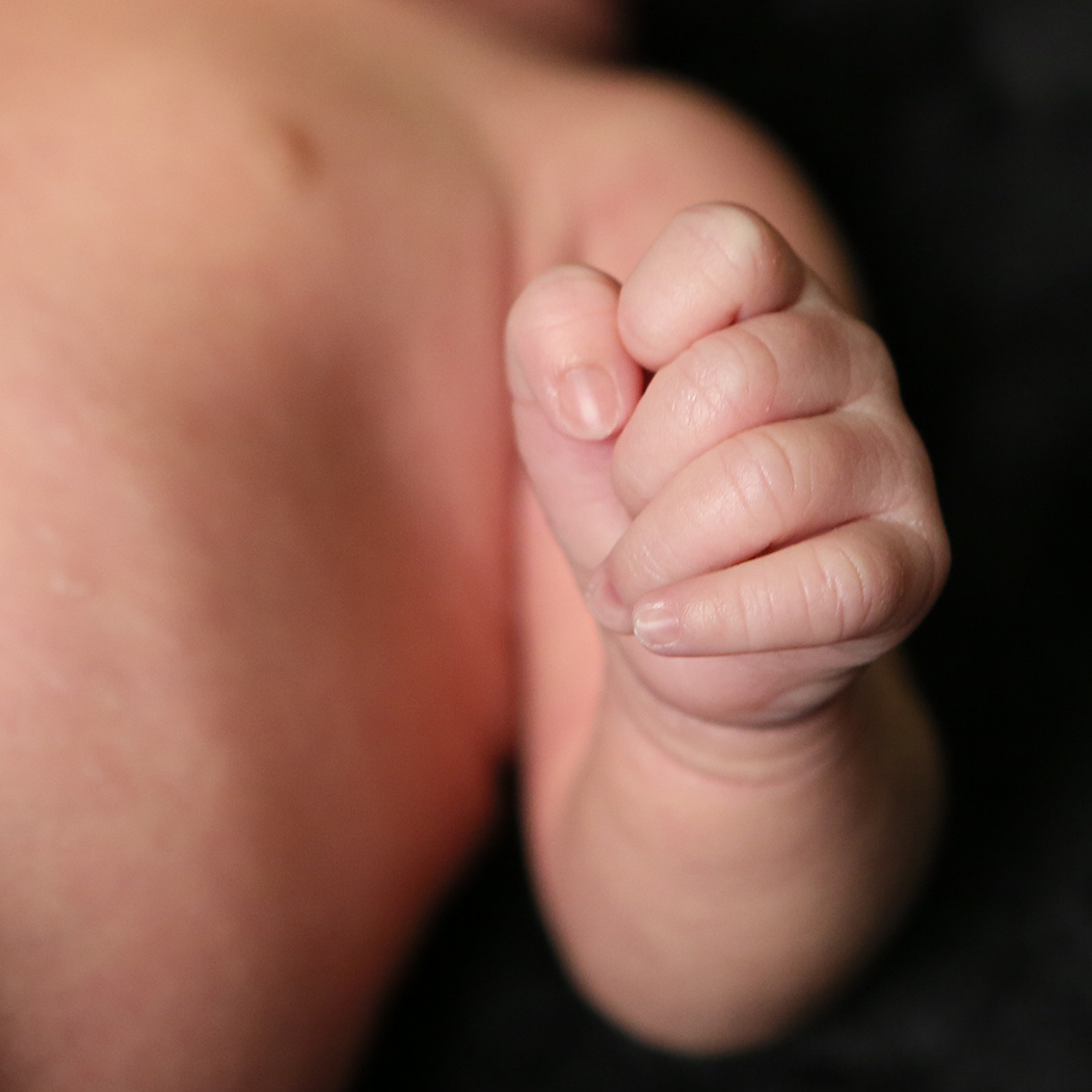 ニューボーンでのスタジオ撮影