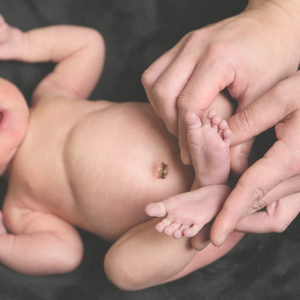 ニューボーンでのスタジオ撮影