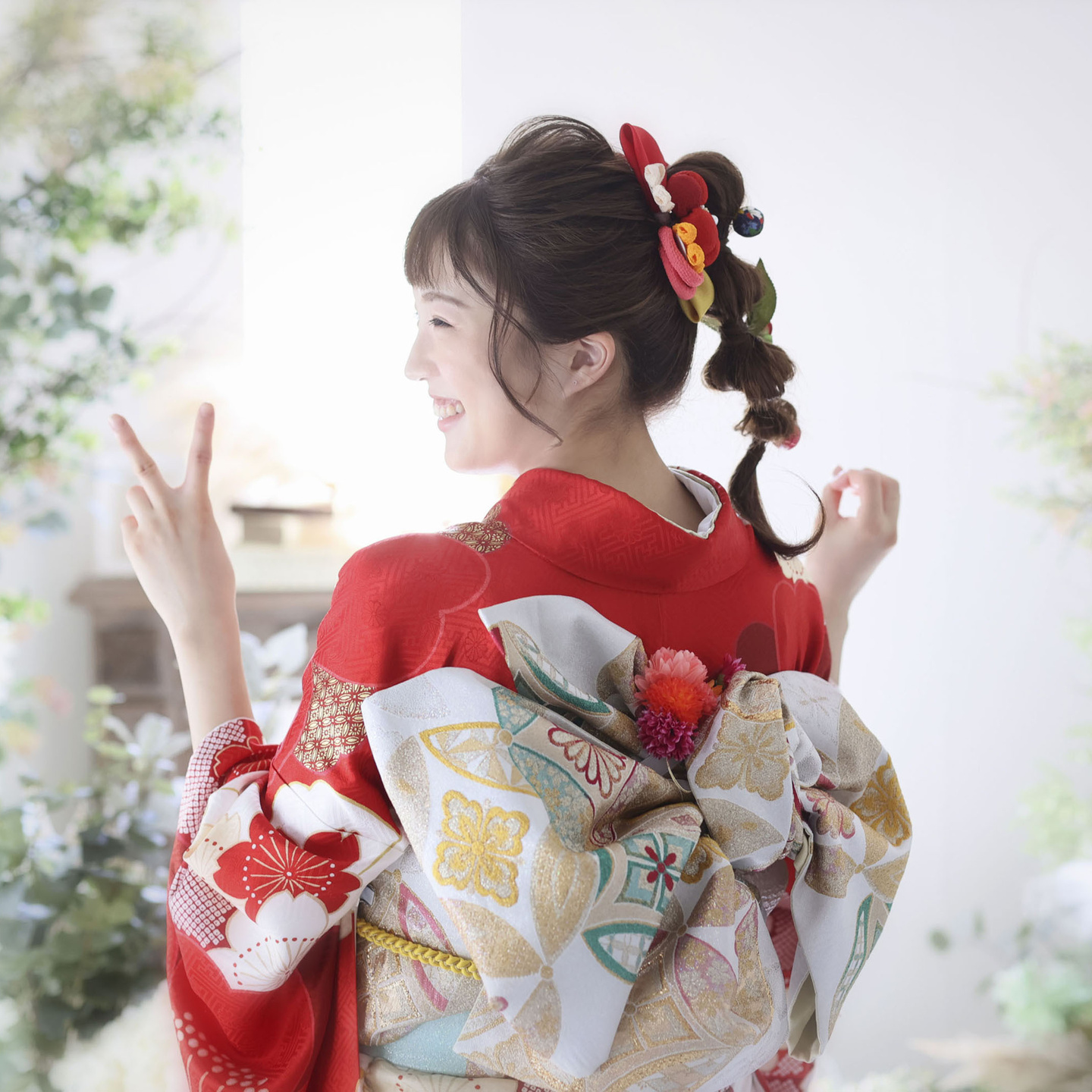 成人式スタジオ撮影