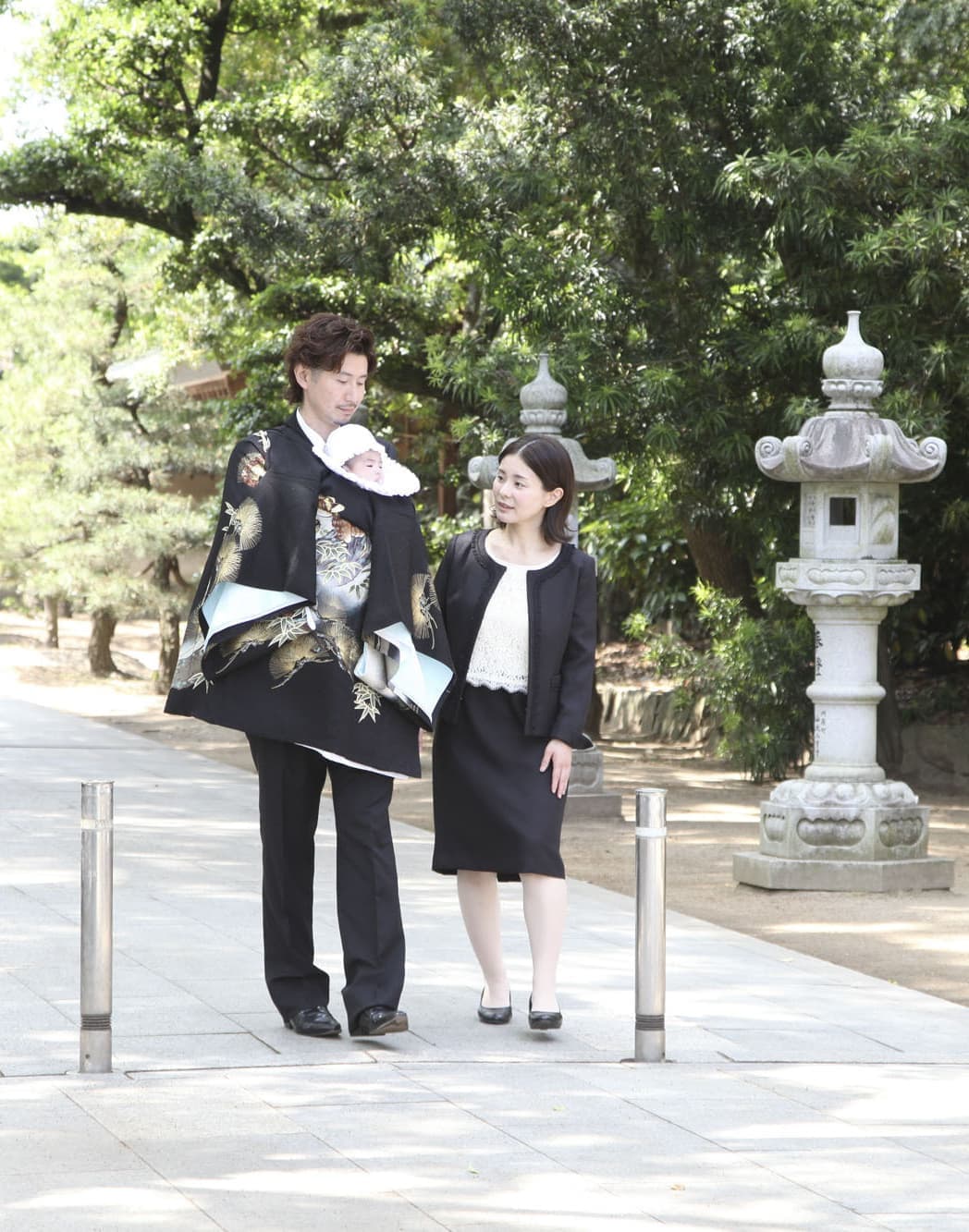 徳島でのお宮参り 出張撮影の様子