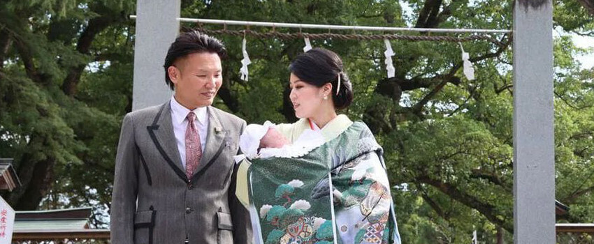 徳島でのお宮参り出張撮影の様子