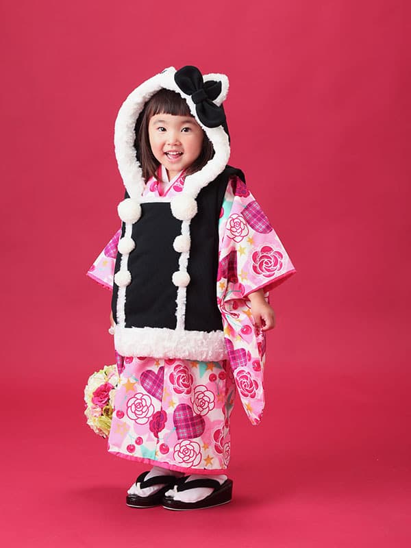 徳島の写真館での七五三撮影