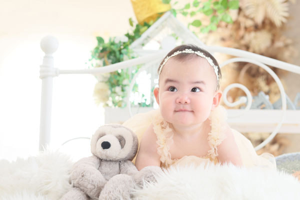 徳島でのハーフバースデーフォト