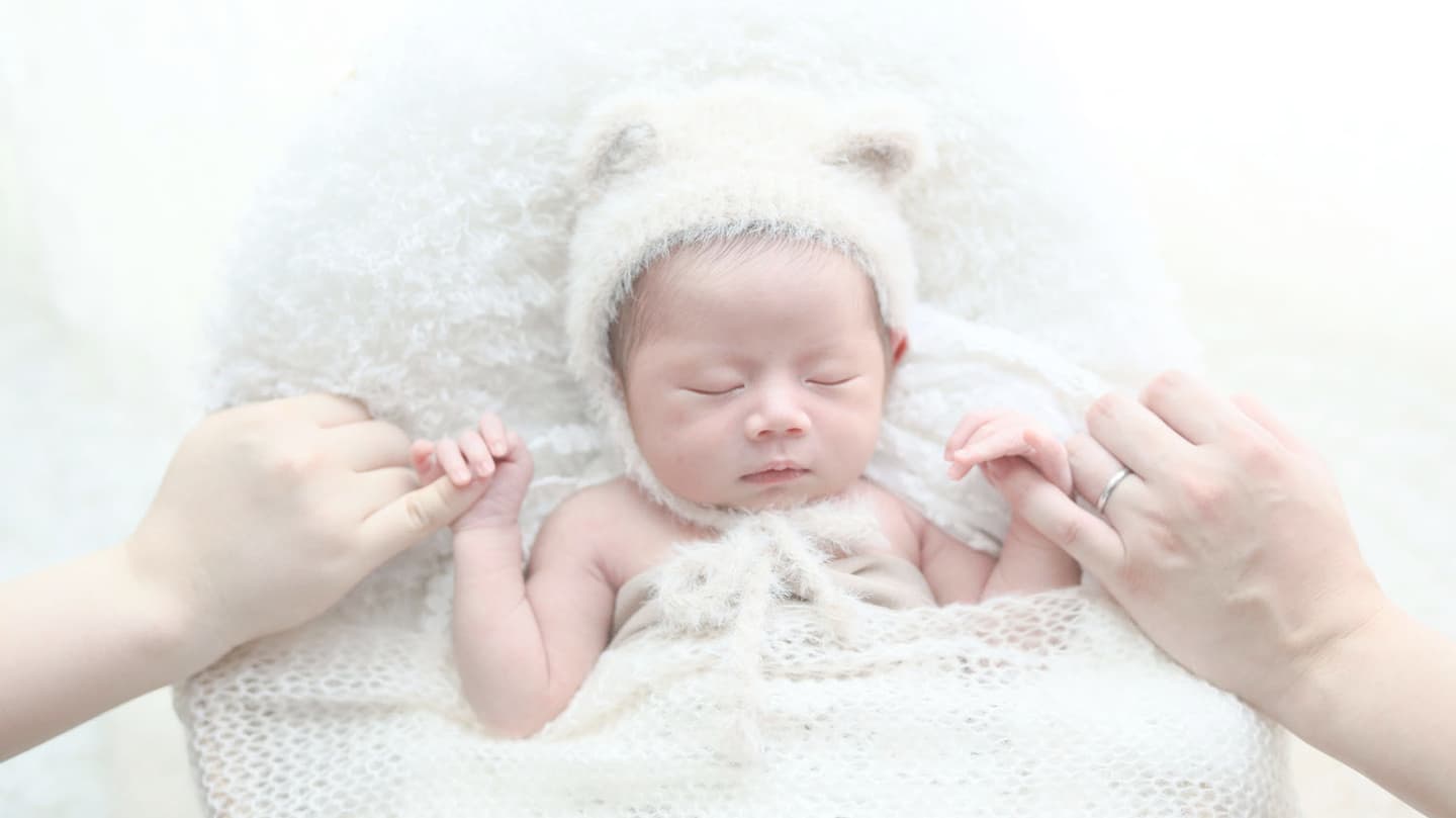 徳島のニューボーンフォト撮影は